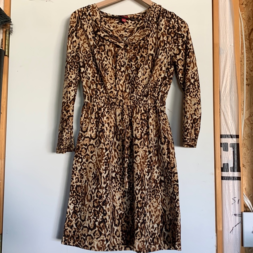 Cheetah Merona sx above knee length dress